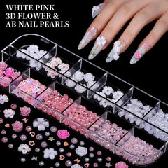 Fandamei colorful gems and metal studs for bold accents
