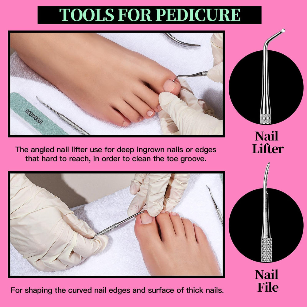 Fandamei cuticle pusher for pushing back and grooming cuticles.
