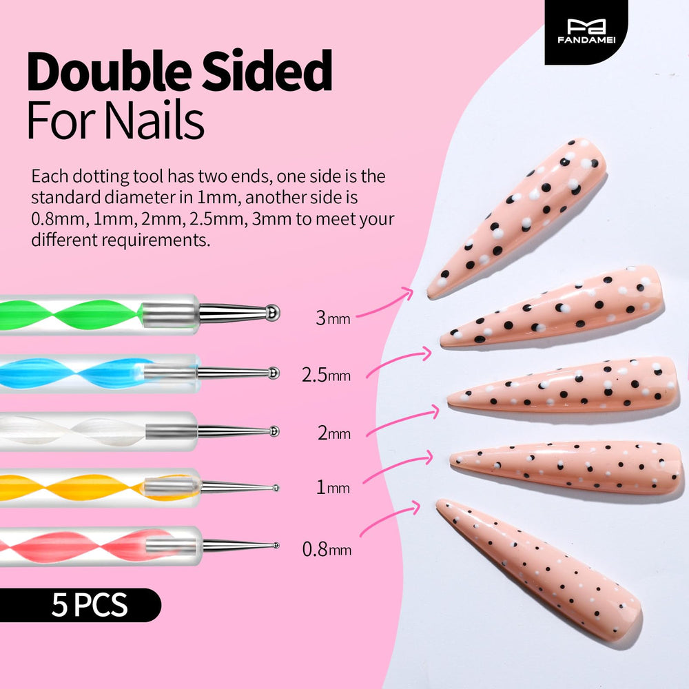 FANDAMEI magnetic nail stand keeps tips organized and steady