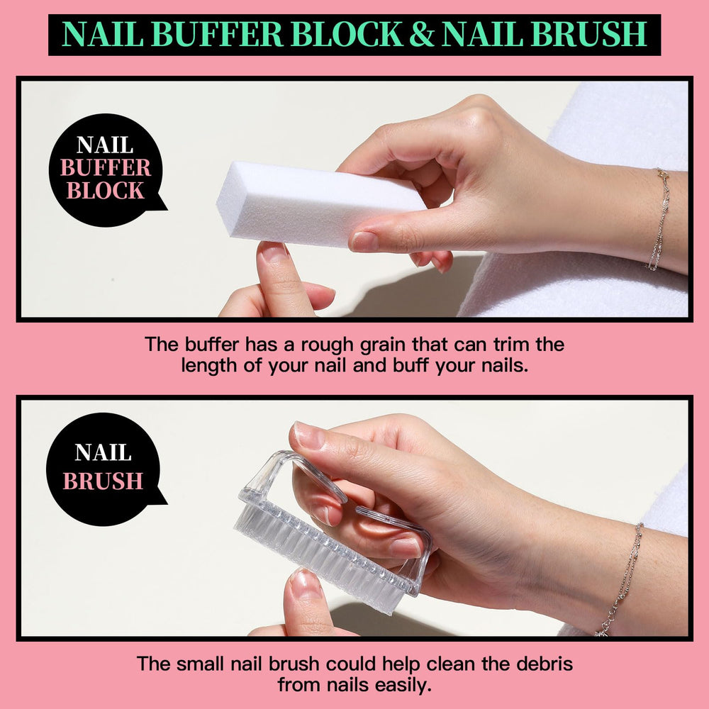 Fandamei polishing files for smoothing and shining nails after shaping.