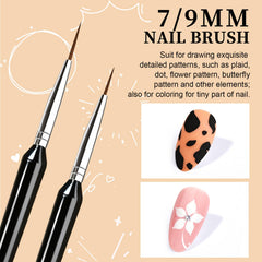 Fandamei 15mm liner brush for bold lines and gradients