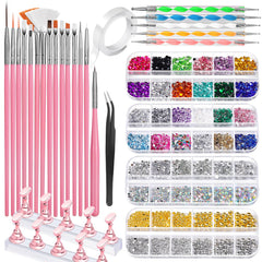Fandamei nail art brushes collection for precise nail designs.