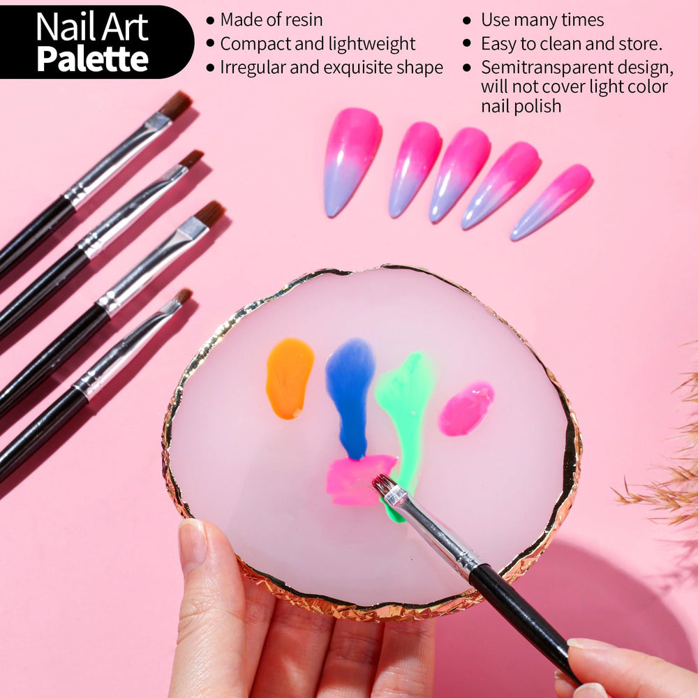 FANDAMEI nail dotting tool with five tip sizes for varied patterns