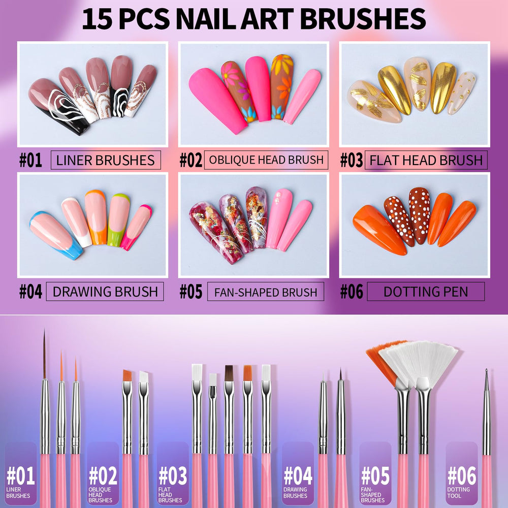 Fandamei dotting tools in multiple sizes for uniform dots.