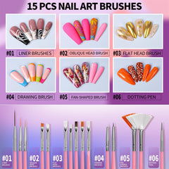 Fandamei dotting tools in multiple sizes for uniform dots.