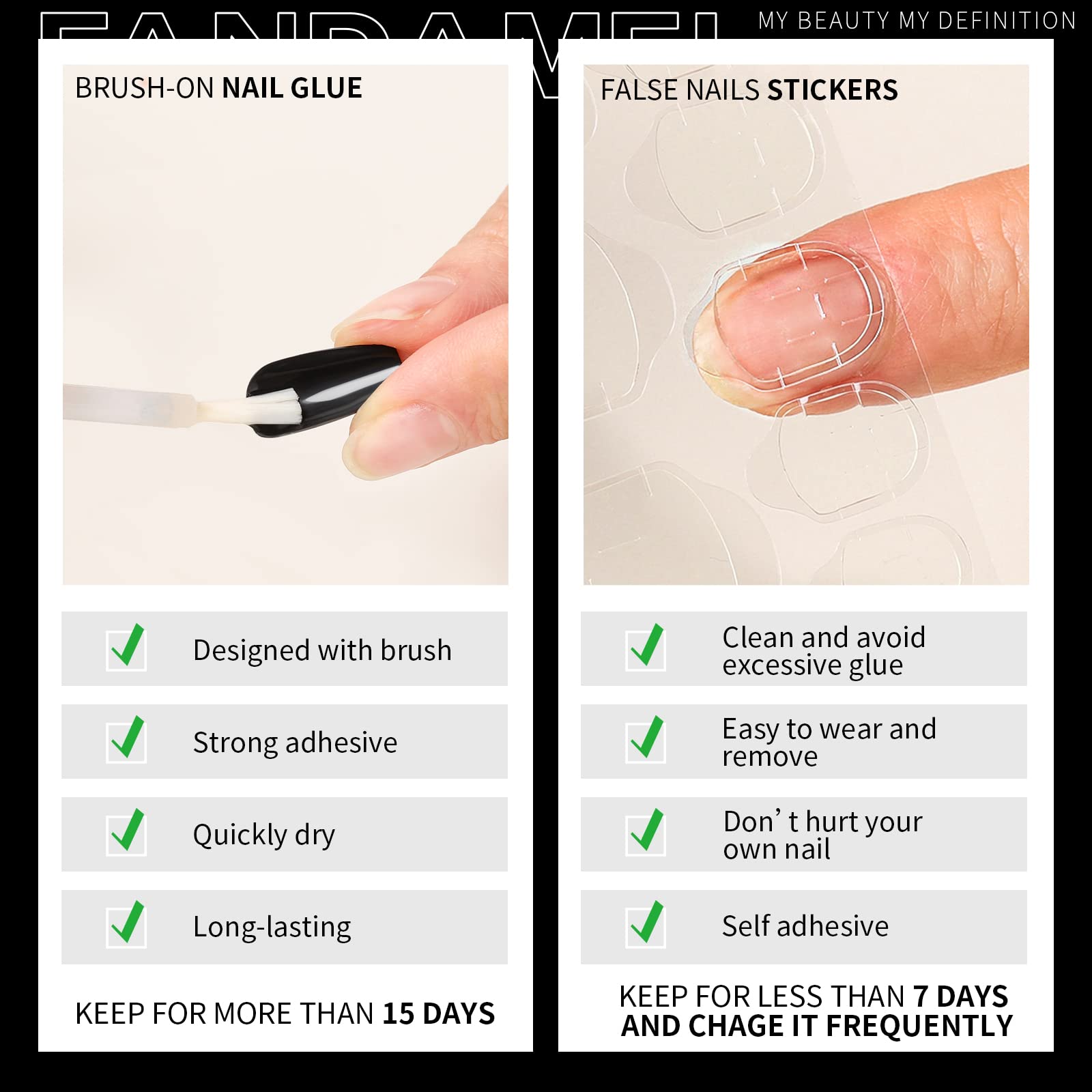 Fandamei nail file 100 180 trims nails to desired length and shape