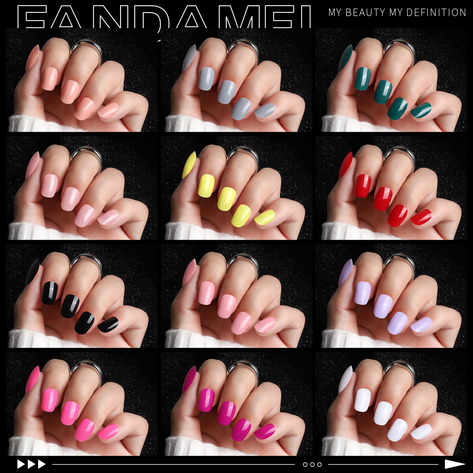 Fandamei nail file 220 280 prepares surface for better adhesion