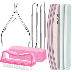 Fandamei nail files 100/180 grit for precise shaping and polish removal.