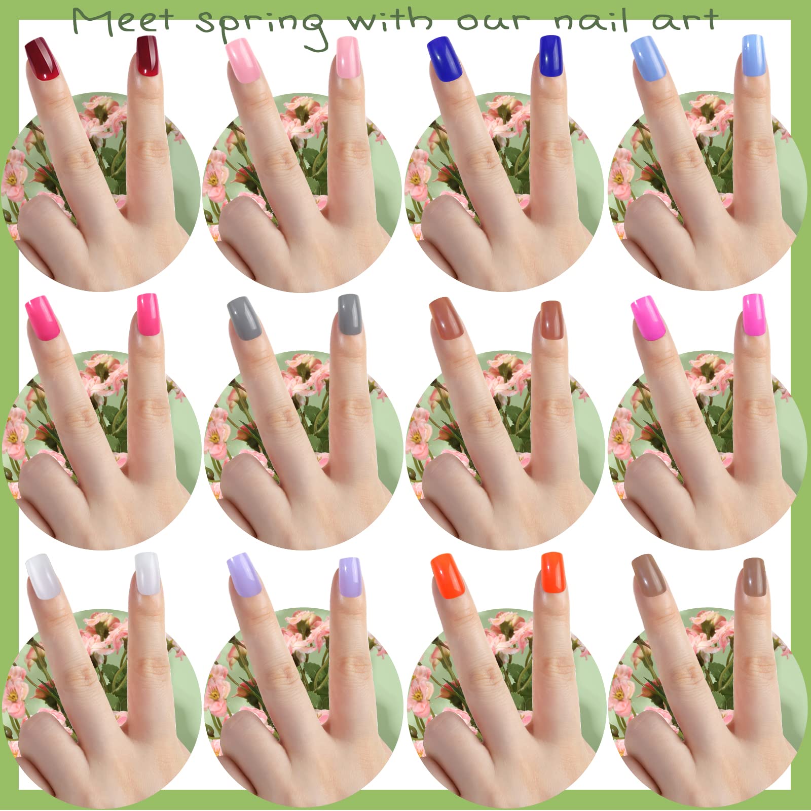 Fandamei 220/280 nail file prepares nail surface before application
