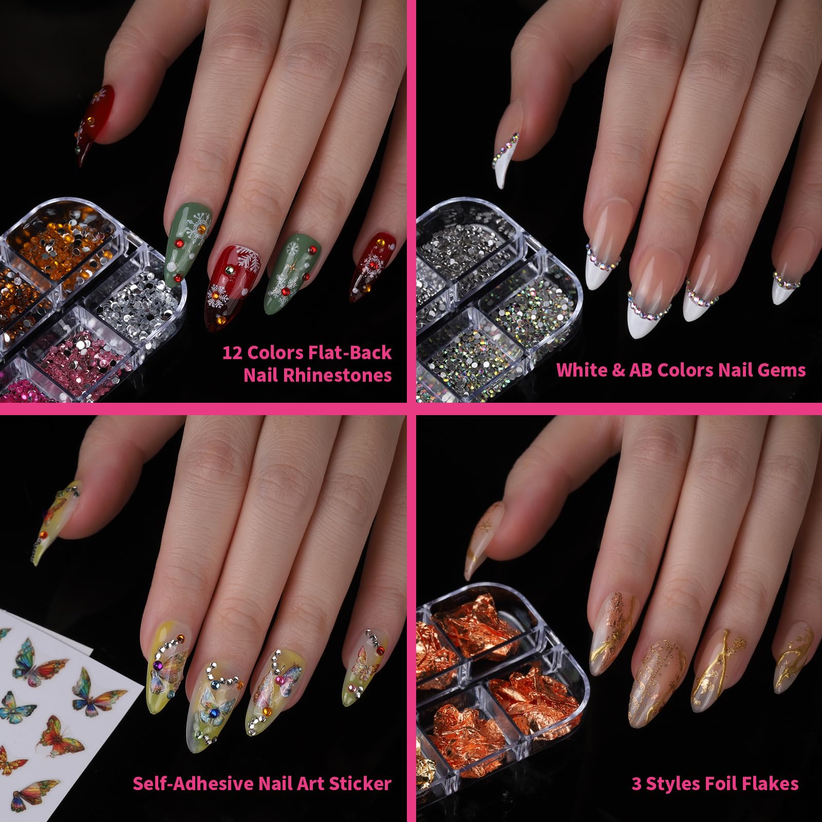 Fandamei nail-files-polish-buffer shapes nails smoothly for a clean base