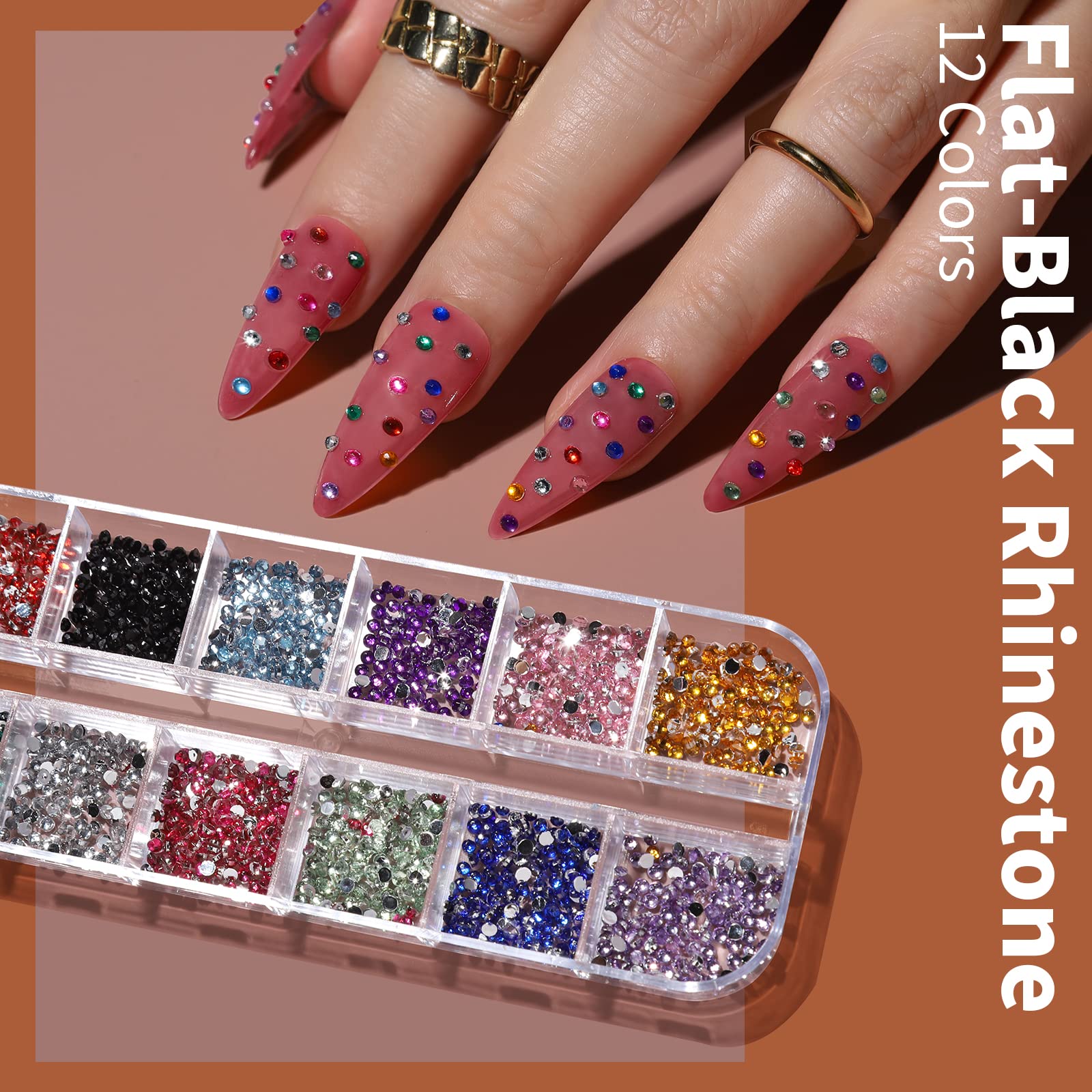Fandamei nail foils bring metallic shine to nails.