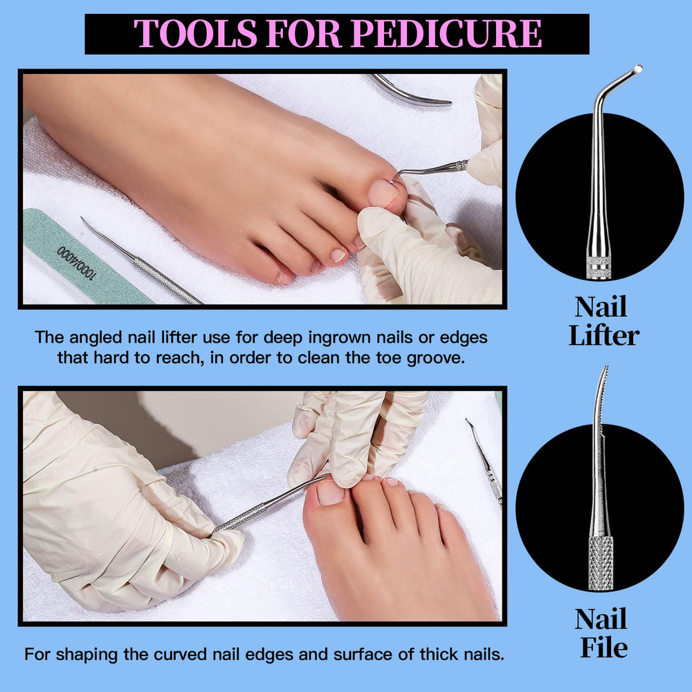 Fandamei nail pusher pushing back cuticles safely