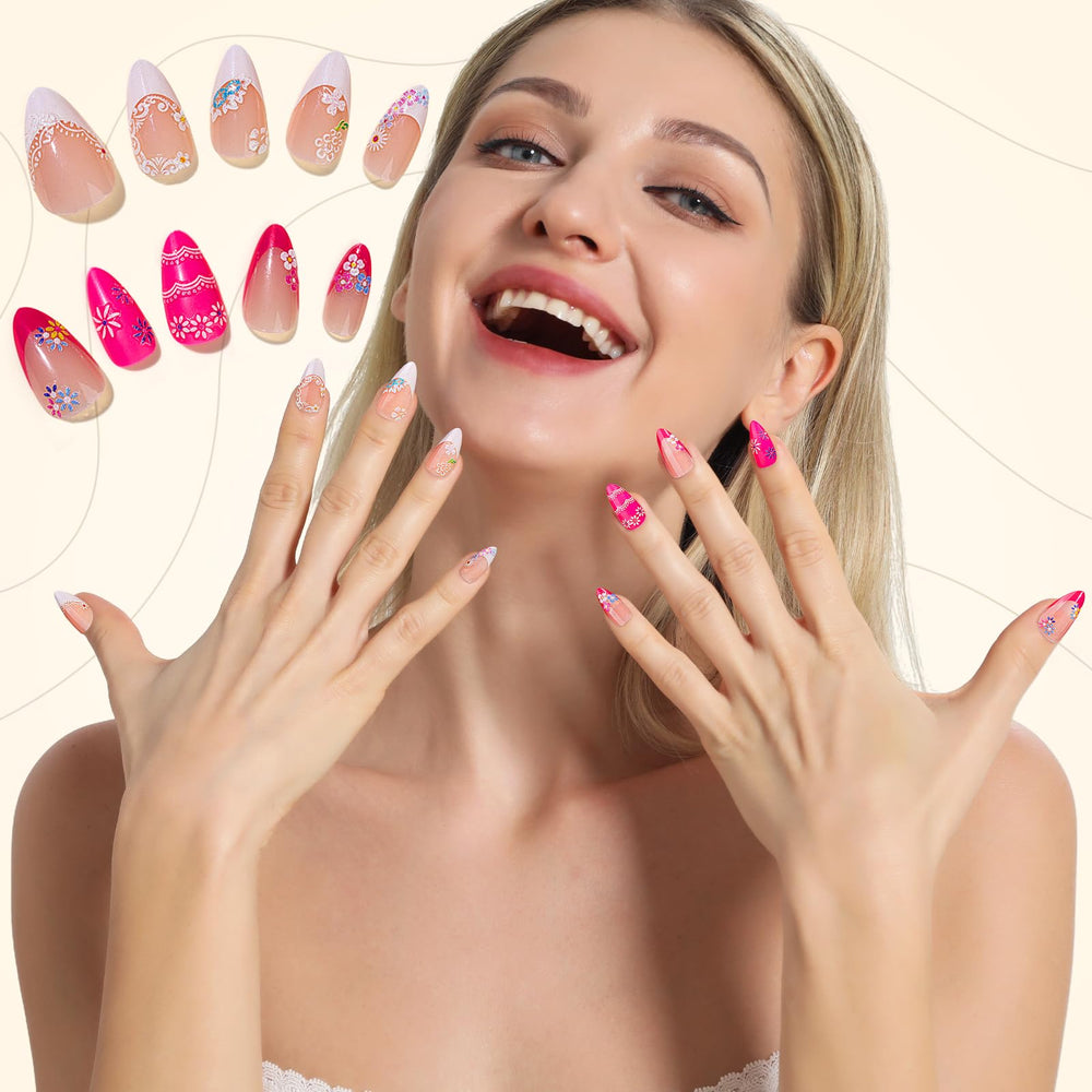 Fandamei Christmas and birthday themed decals for festive nail design