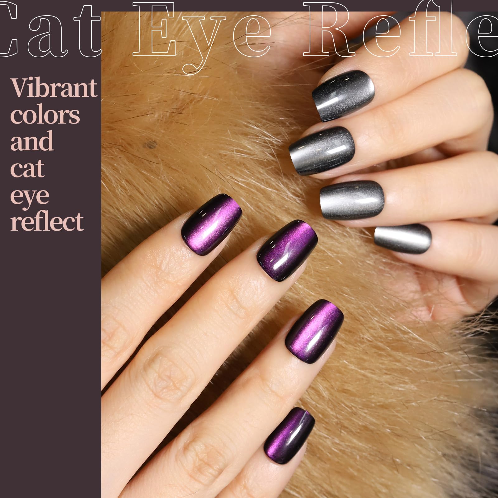 Fandamei ombre nails show smooth color fade and extra gloss for a luminous look