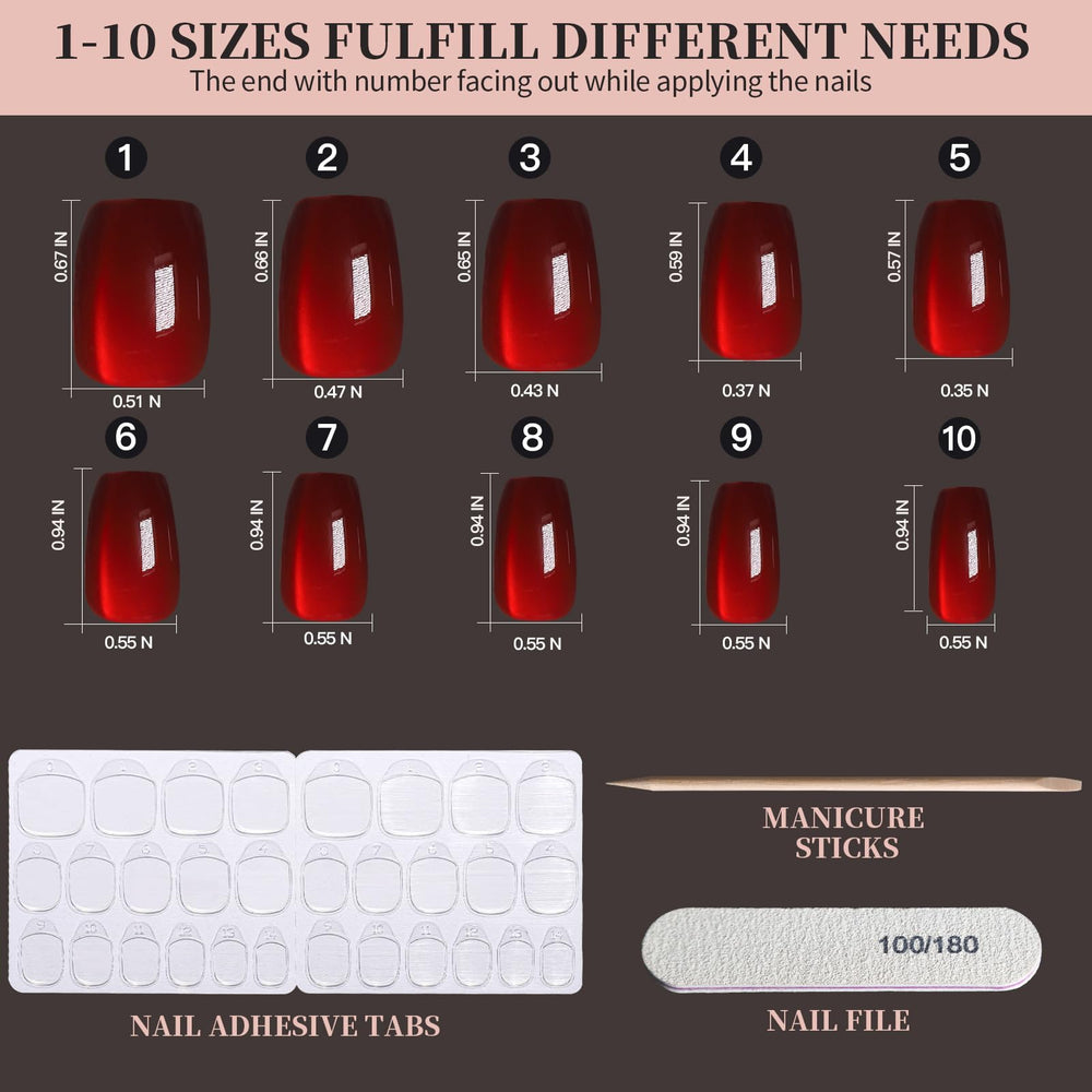 Fandamei cat eye nails deliver premium shine with refined color transitions and texture