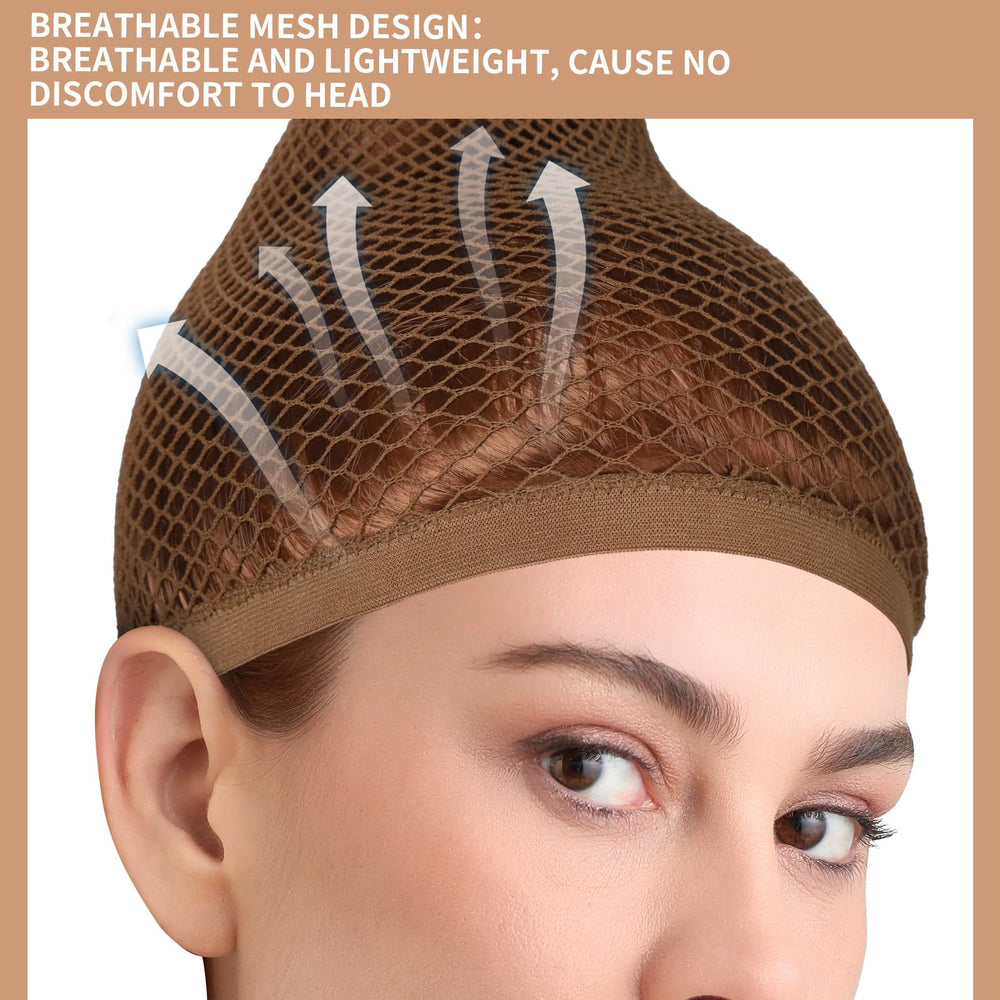 Fandamei breathable mesh design keeps scalp cool under wigs.