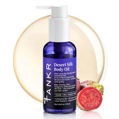 Fankr Desert Silk Oil after shower absorption delivers a dry, silk-like finish.