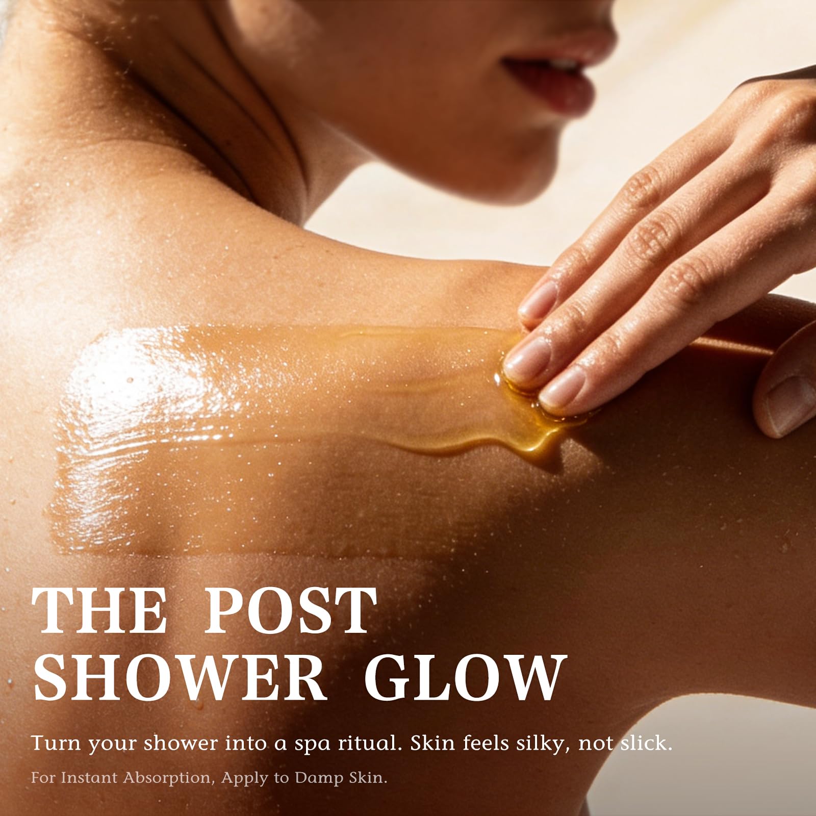 Fankr Desert Silk Oil on dry skin for a long-lasting, subtle glow.