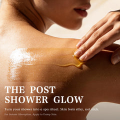 Fankr Desert Silk Oil on dry skin for a long-lasting, subtle glow.