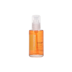 Fanola Liquid Crystals bottle pour showing anti-frizz care for curls