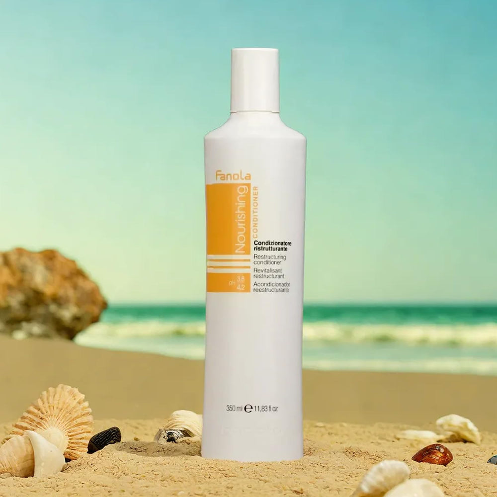 Frizz control and shine emphasis from Fanola Nutri Care conditioner.