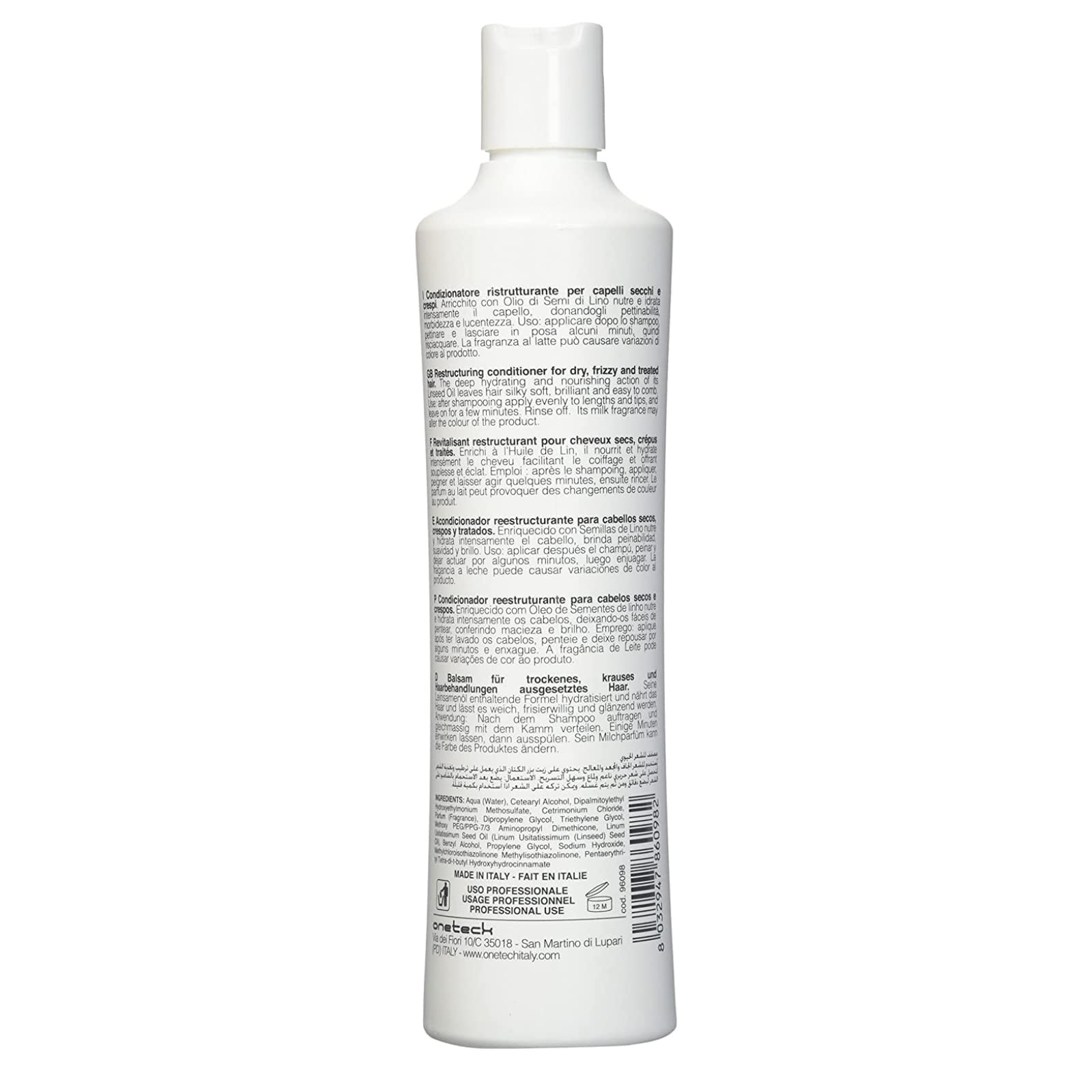 Premium packaging display of Fanola Nutri Care conditioner at home.