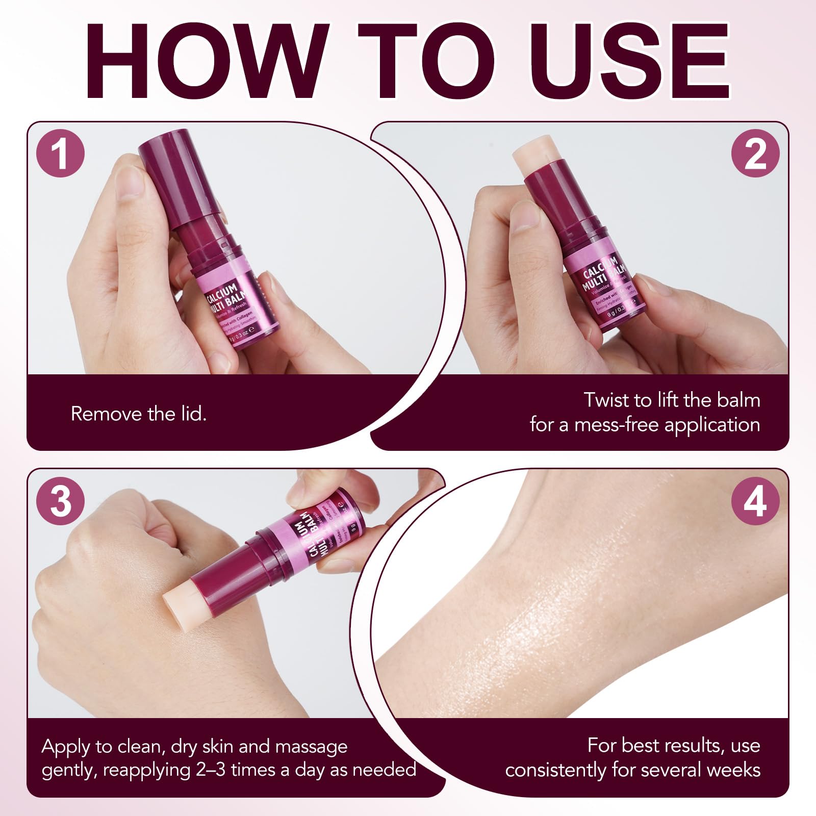 FANSHI Calcium Multi Balm Stick packaging shown as compact travel essential