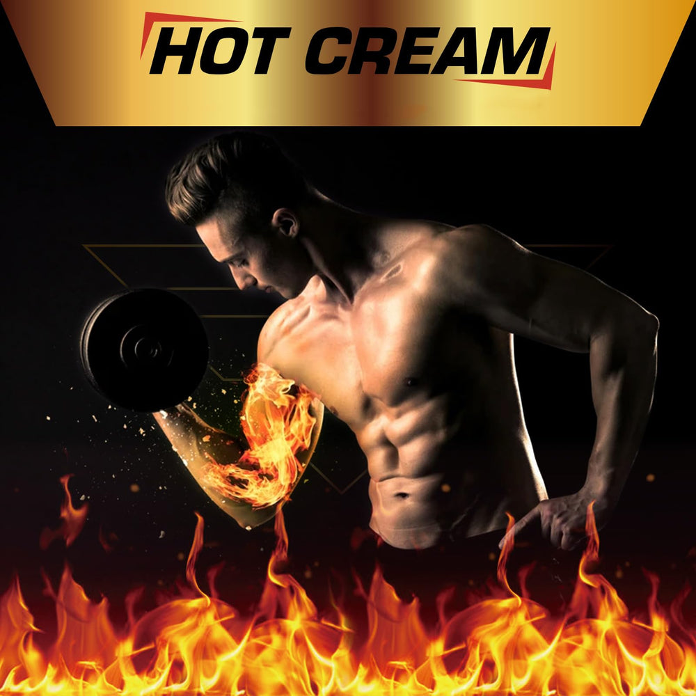 FANSHI Hot Sweat Cream texture and natural ingredients close-up for skin-friendly use.