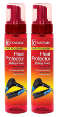 Fantasia IC heat protector bottle showing foam texture for smooth styling