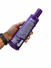 Fantasy Nails Kuul Color Me Matizant Shampoo bottle back label, color-enhancing for gray and bleached hair