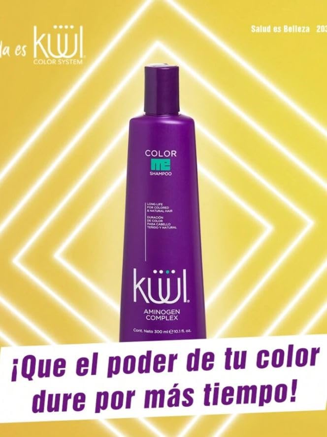 Fantasy Nails Kuul Color Me Matizant Shampoo lather on hair, boosts violet tone for gray roots