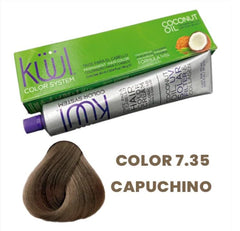 Fantasy Nails Kuul Capuchino closeup highlights glossy, natural-looking finish.