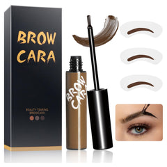 Fanterday eyebrow gel Peel-Off Tint showing natural, defined brows for daily looks
