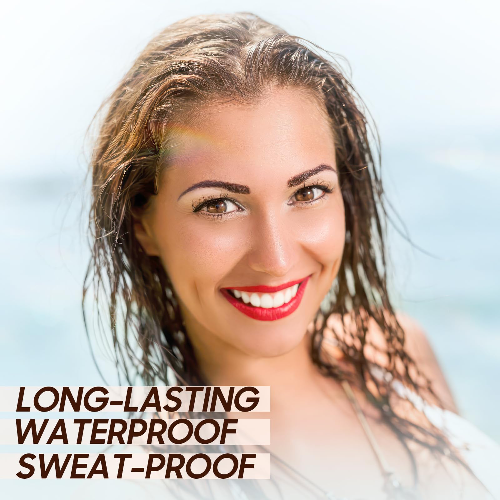 Fanterday long-wear waterproof brow gel provides sweat-proof definition