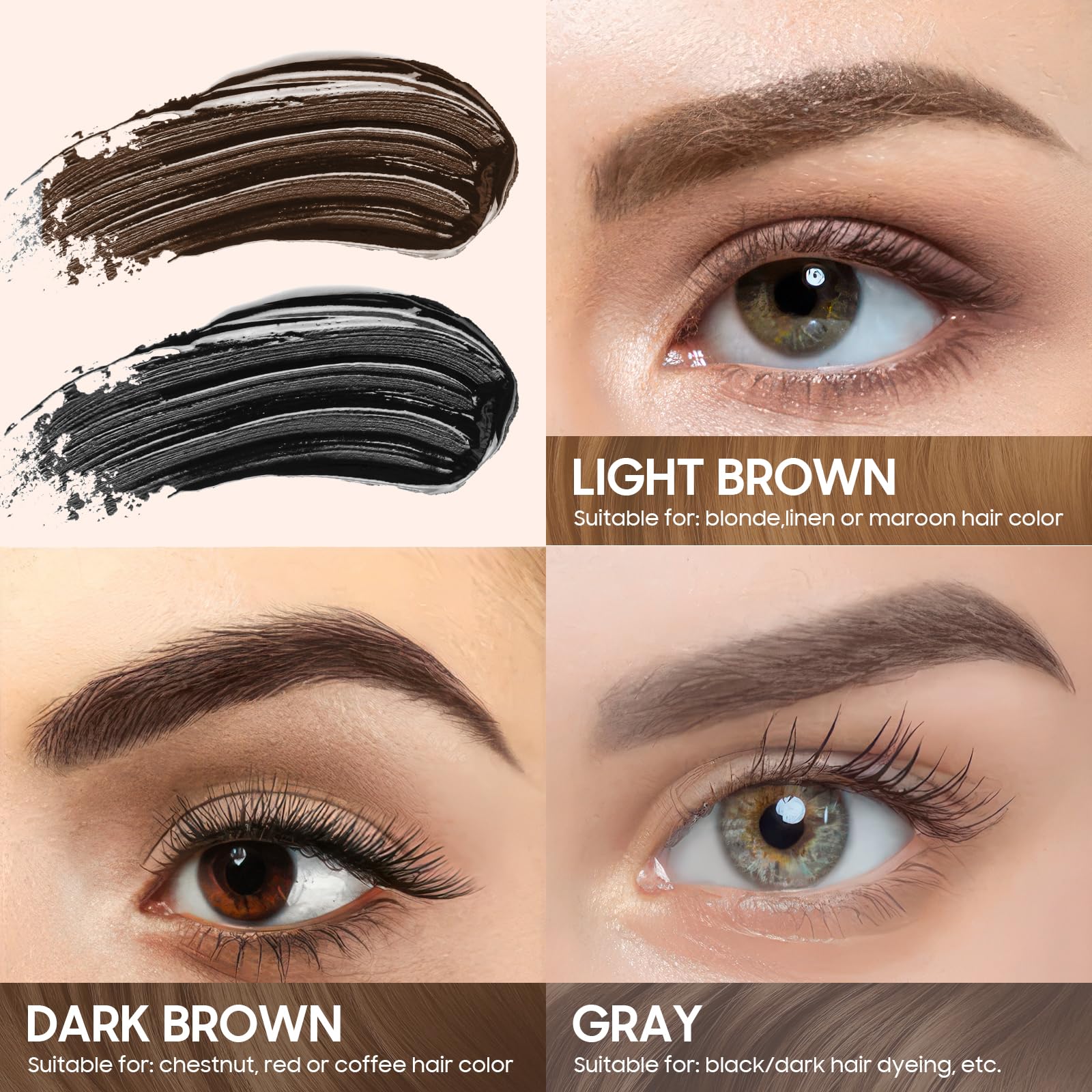 Fanterday natural look brow gel creates balanced, subtle definition