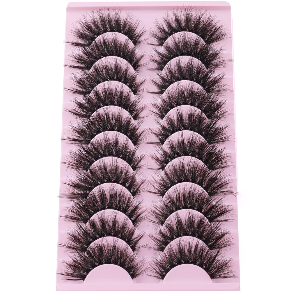 Fanxiton 10-pairs pack provides versatile lash options