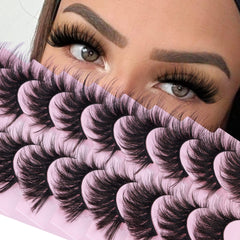 Fanxiton 20mm cat-eye lashes pack for glamorous evenings