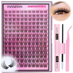 FANXITON DIY lash kit 154pcs for easy at-home lash styling.