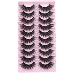 Fanxiton soft cotton band lashes for easy eyeliner substitution