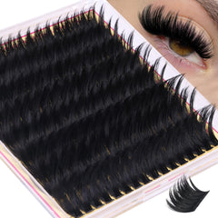 FanXiton Volume Lash Clusters 20mm for bold daytime looks.