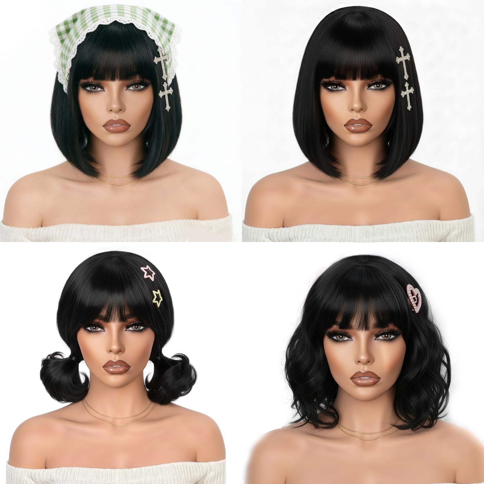 Farblick 100% natural human hair feels soft and smooth to touch