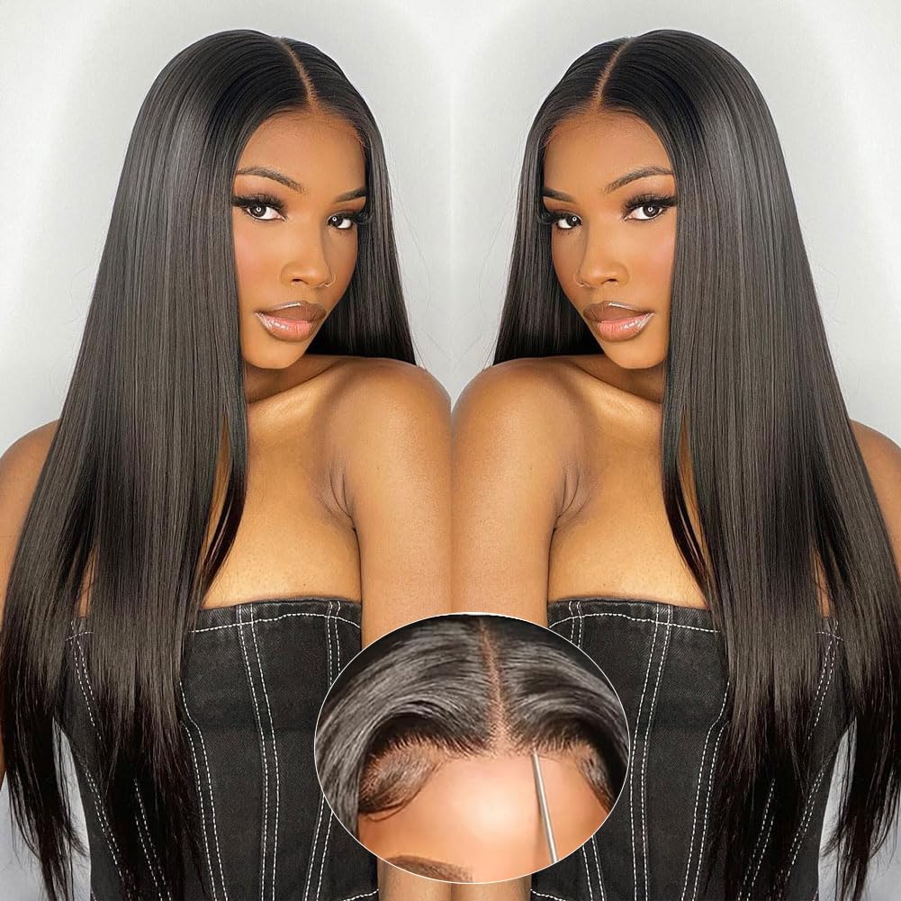 Farblick Wear and Go glueless wig front view for instant styling