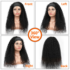 Fardoen headband wig glueless design for easy, secure fit