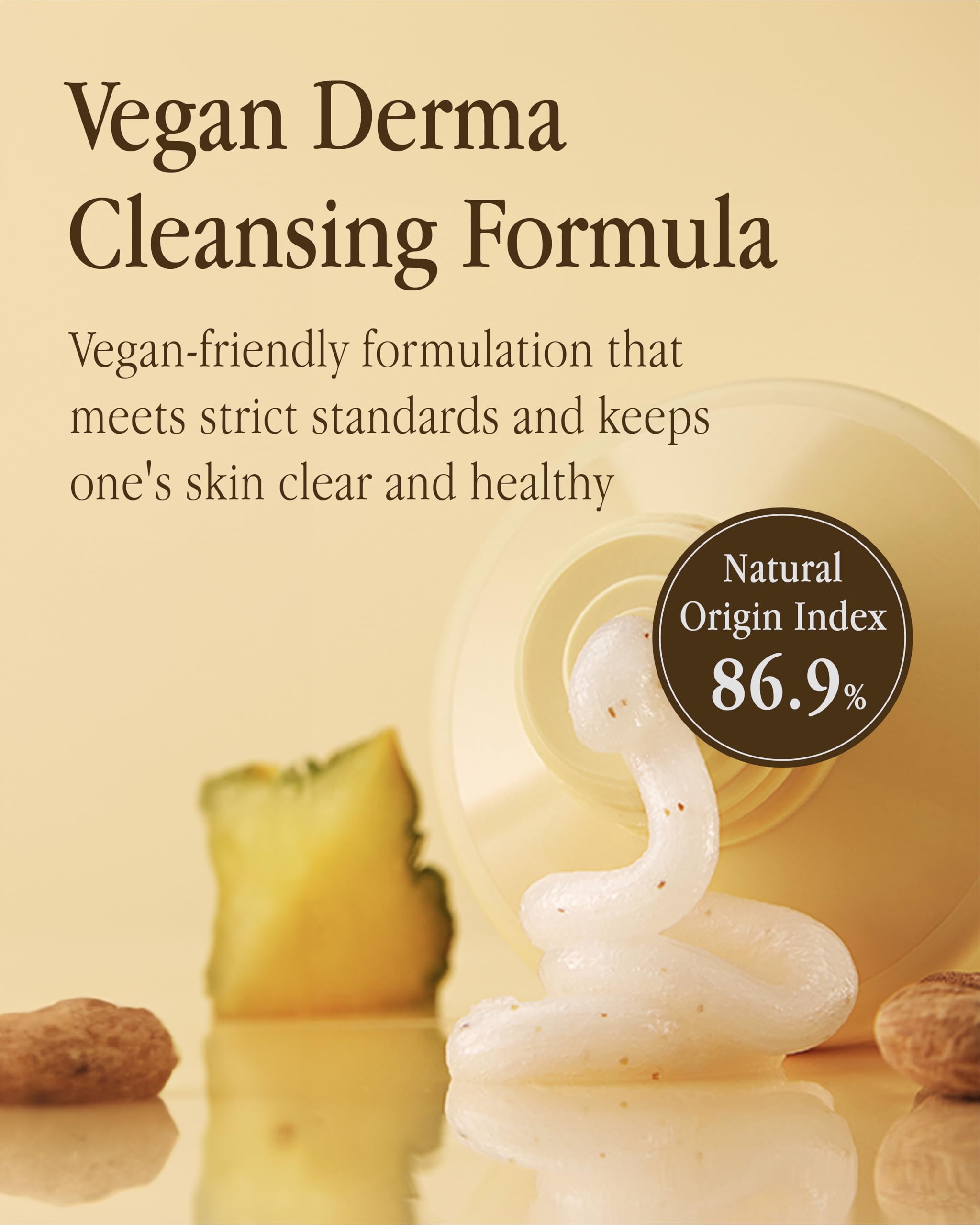 Exfoliating texture detail of Farm RX cleanser with micro-particles