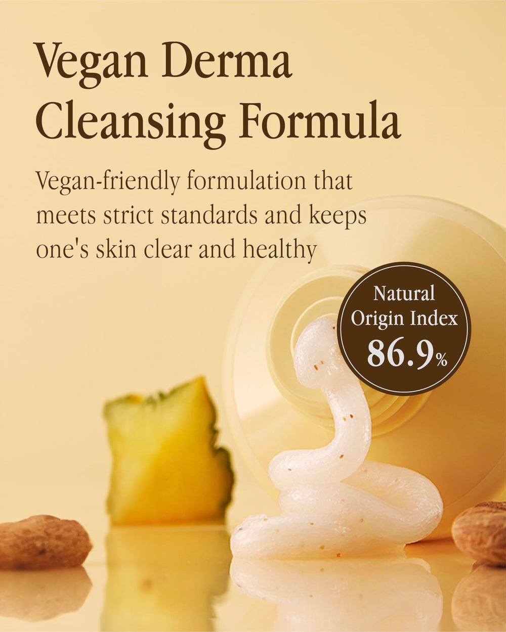 Exfoliating texture detail of Farm RX cleanser with micro-particles