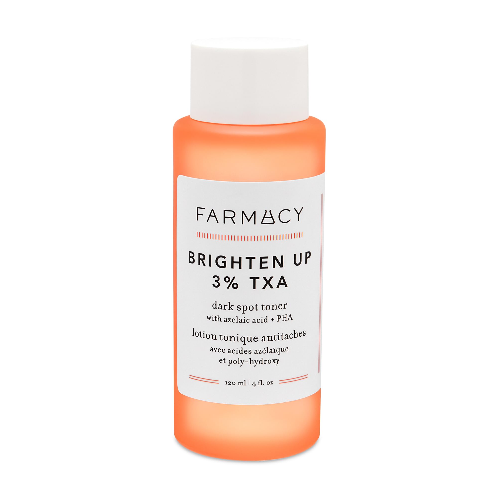 Farmacy 3% TXA toner bottle pour for brighter, more even-looking skin.