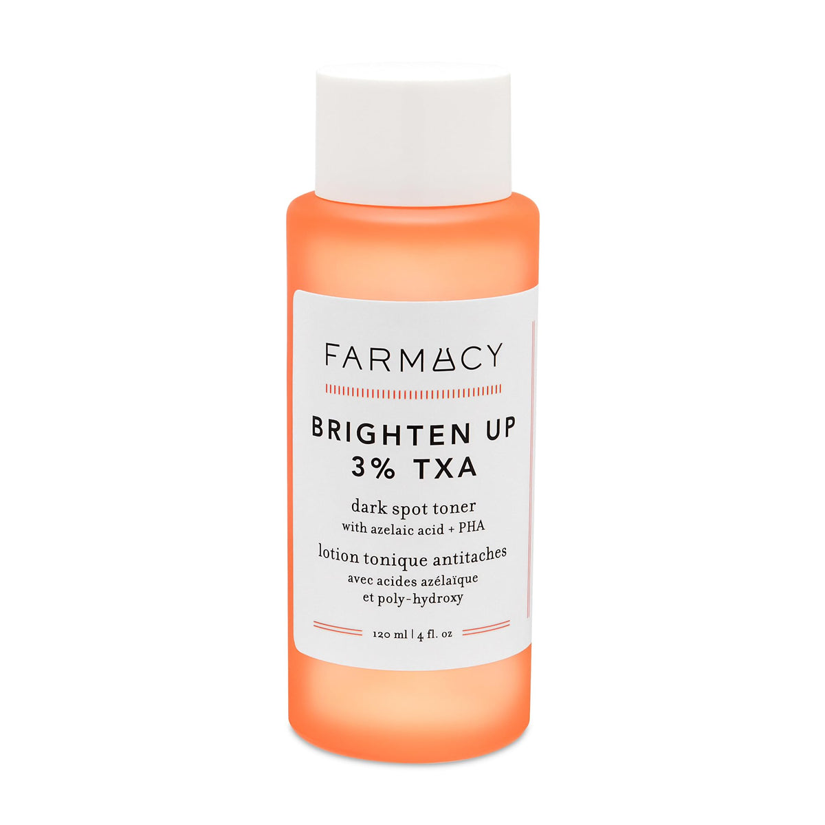 Farmacy 3% TXA toner bottle pour for brighter, more even-looking skin.