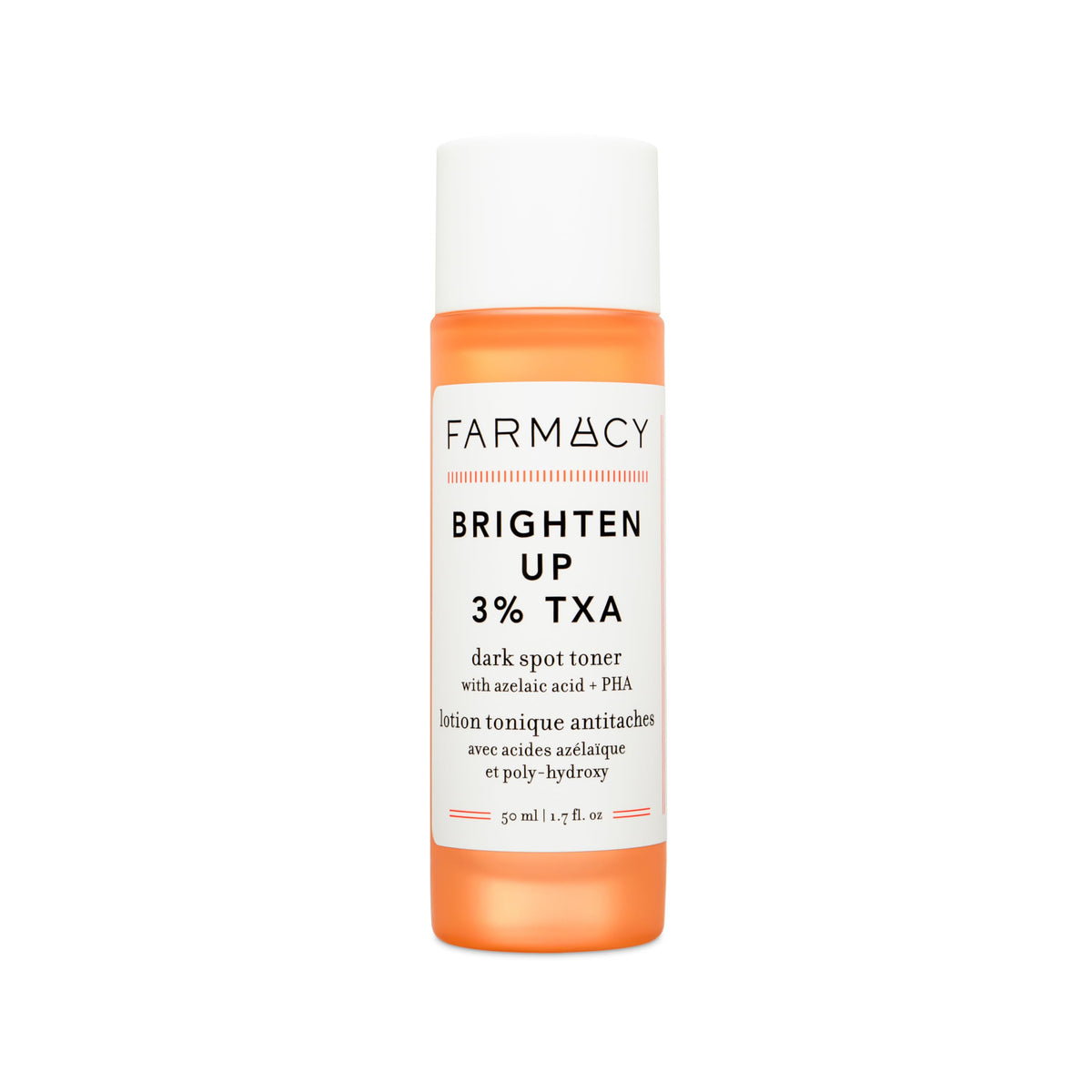 Farmacy 3% TXA Toner bottle close-up with clear label