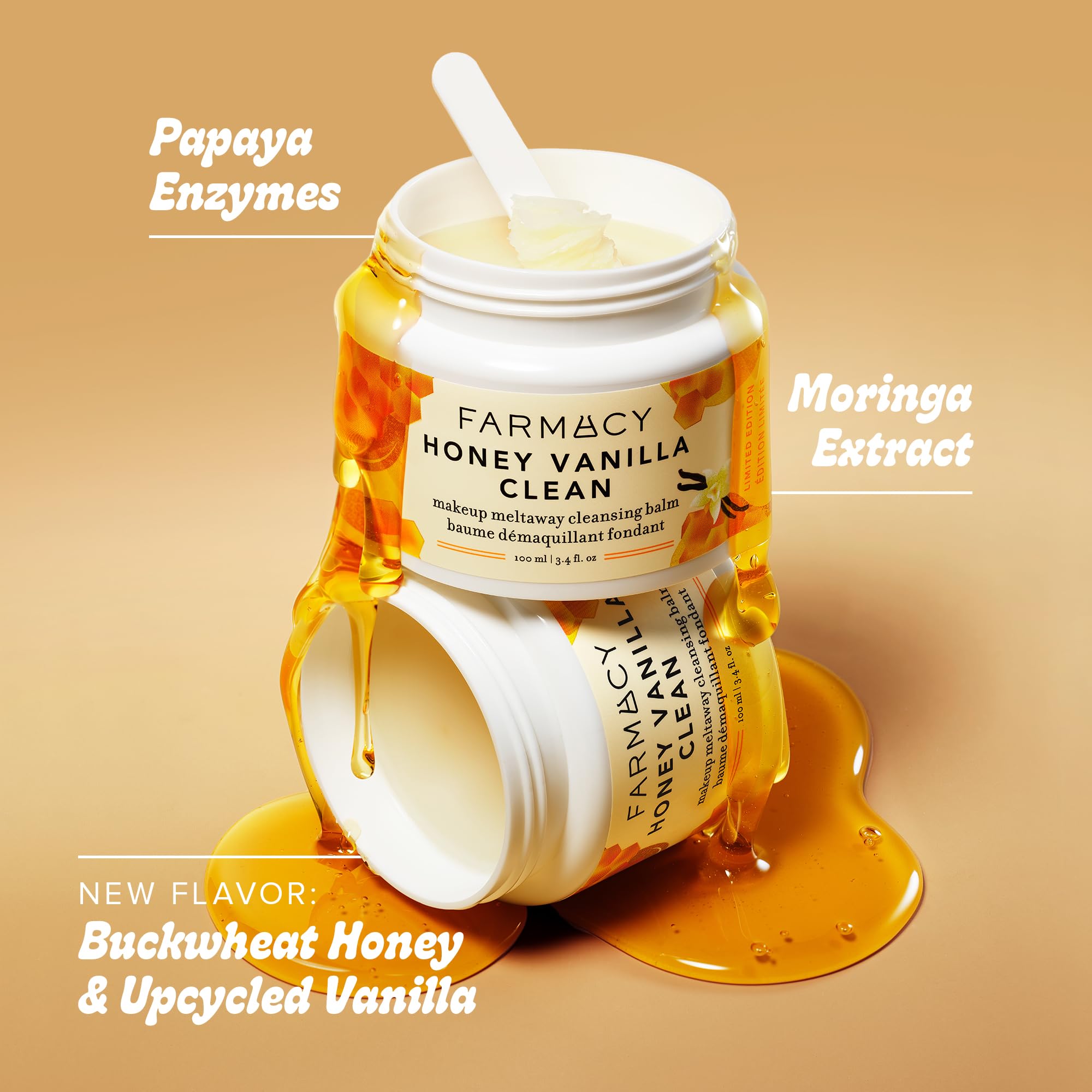 Papaya extract visual hints at gentle purifying benefits.