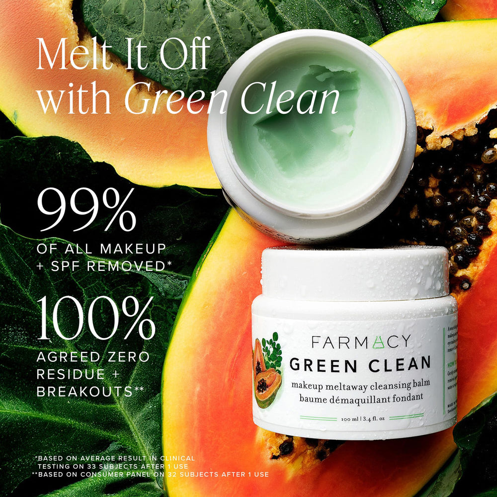 Farmacy travel skincare set – front view, four bestsellers in a compact kit